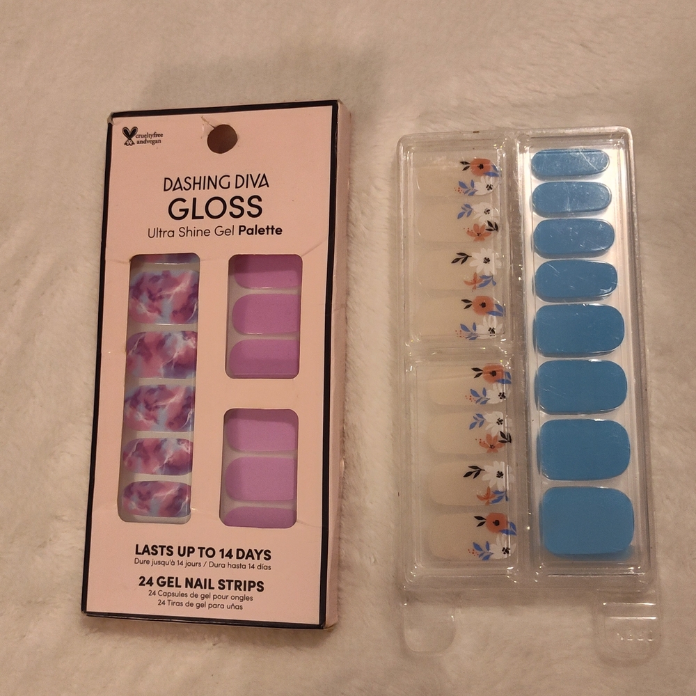 Gloss Ultra Shine Gel Palette - Blue and Purple